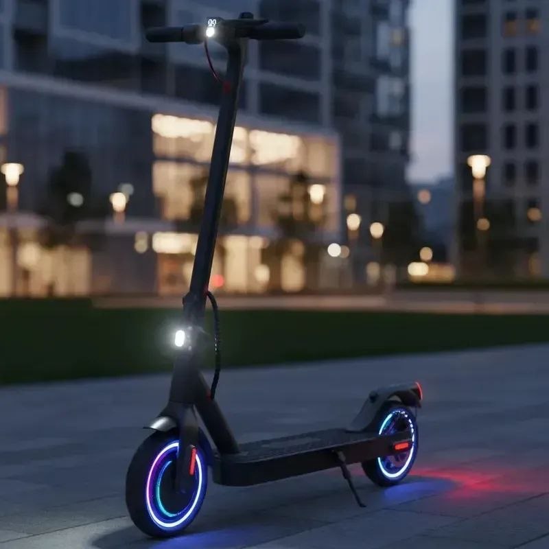 Patinete Scooter Elétrico Premium 45km Motorizado Até 120kg Dobrável Modo Bluetooth